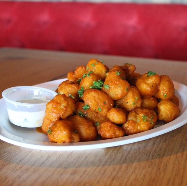Sticky Cauliflower Nugs.